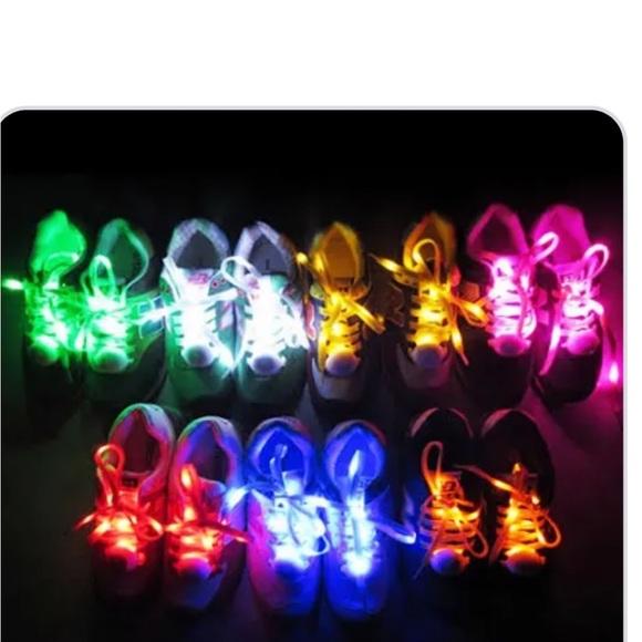 LED Shoelaces x4 NEW!!! - Picture 1 of 5